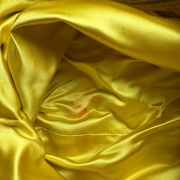 Fendi White Canvas Beaded Roll Tote Bag - Picture 6 of 7